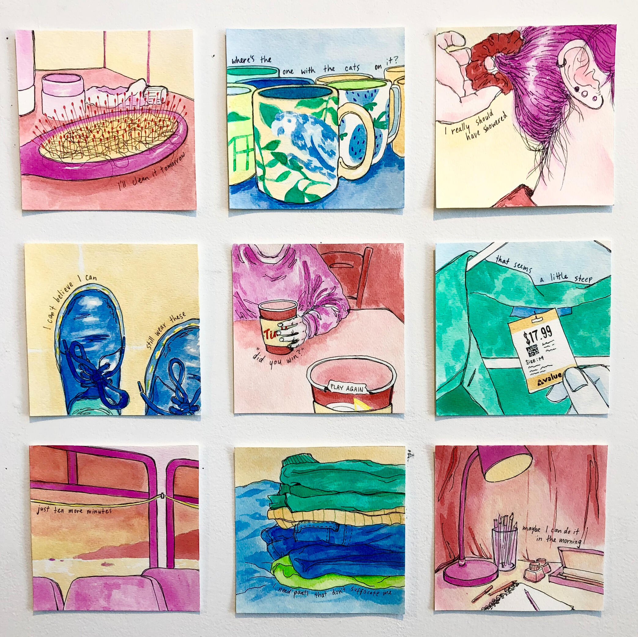 Ink/Watercolour Series